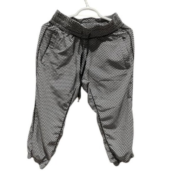 Pure & Simple black and white cropped jogger size P/S - Picture 1 of 3
